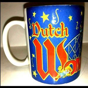 Dutch Wonderland Mug Cup Coffee Lancaster PA Duke the Dragon & Rollercoaster VG